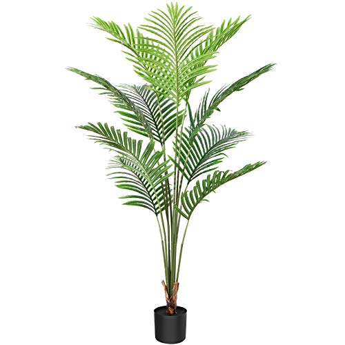 Artificial Areca Palm Tree 6 Feet Fake Tropical Palm Plant, 2Pack T8975