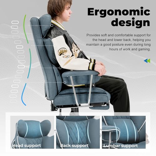Big and Tall Office Chair with Footrest T299066