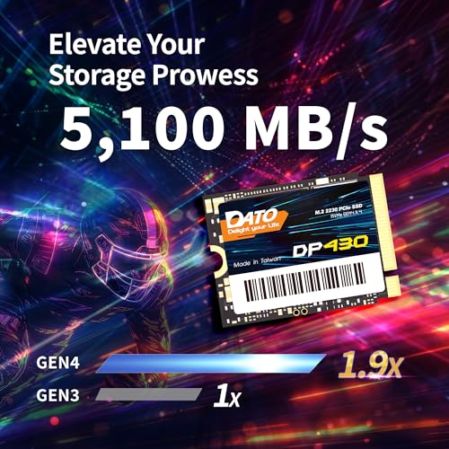 1TB M.2 2230 PCIe Gen4x4 NVMe Internal Solid State Drive B717587