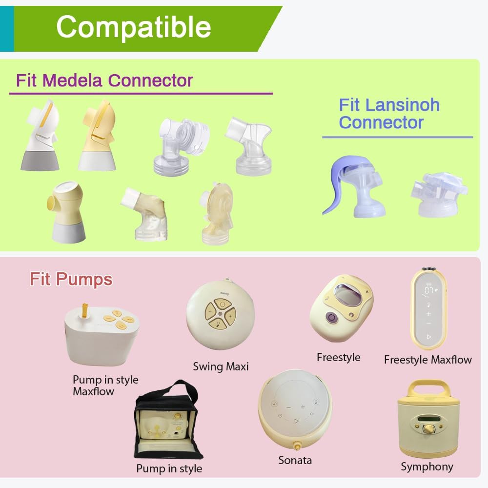 24mm Breast Shields Breast Pump Flanges, 2pcs Z88641