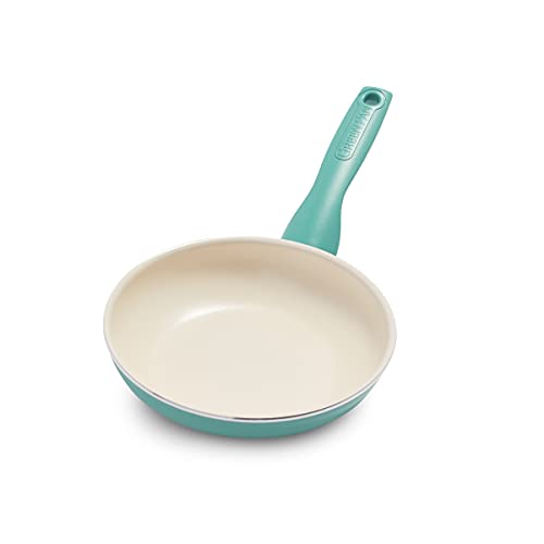 Turquoise 10 inch Ceramic Nonstick Frying Pan O897562