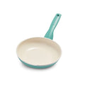 Turquoise 10 inch Ceramic Nonstick Frying Pan O897562