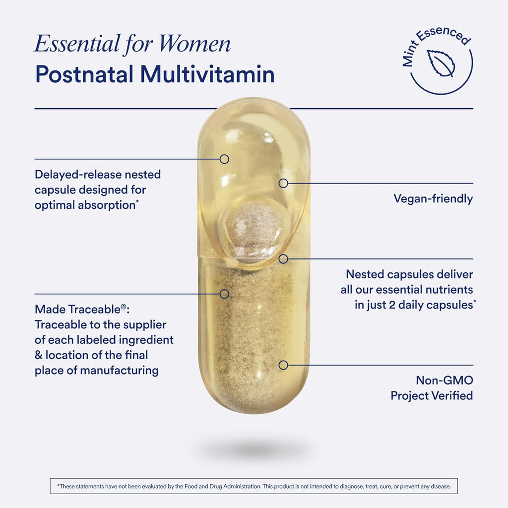 Postnatal Multivitamin and Protein Duo with Organic Vanilla Protein Powder 20g R65471