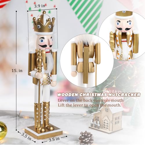 16 Inch Wooden Christmas Nutcracker Figures Ornament Green A327