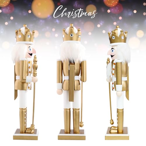 16 Inch Wooden Christmas Nutcracker Figures Ornament Green A327