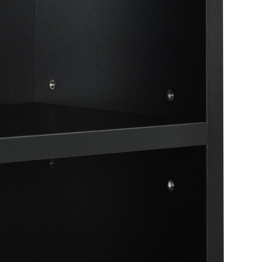 8-Tier Media Tower Rack with Adjustable Shelves R432435