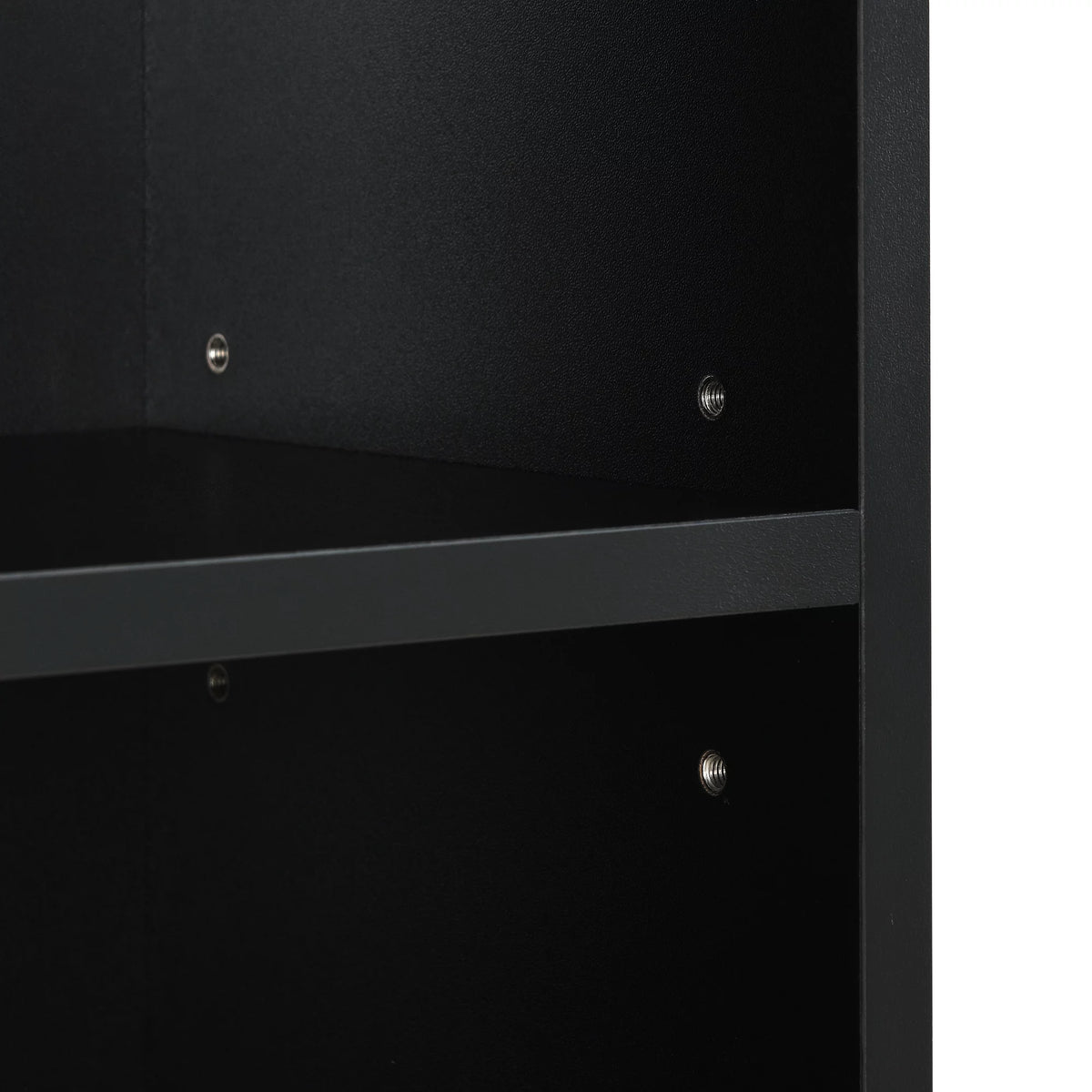 8-Tier Media Tower Rack with Adjustable Shelves R432435