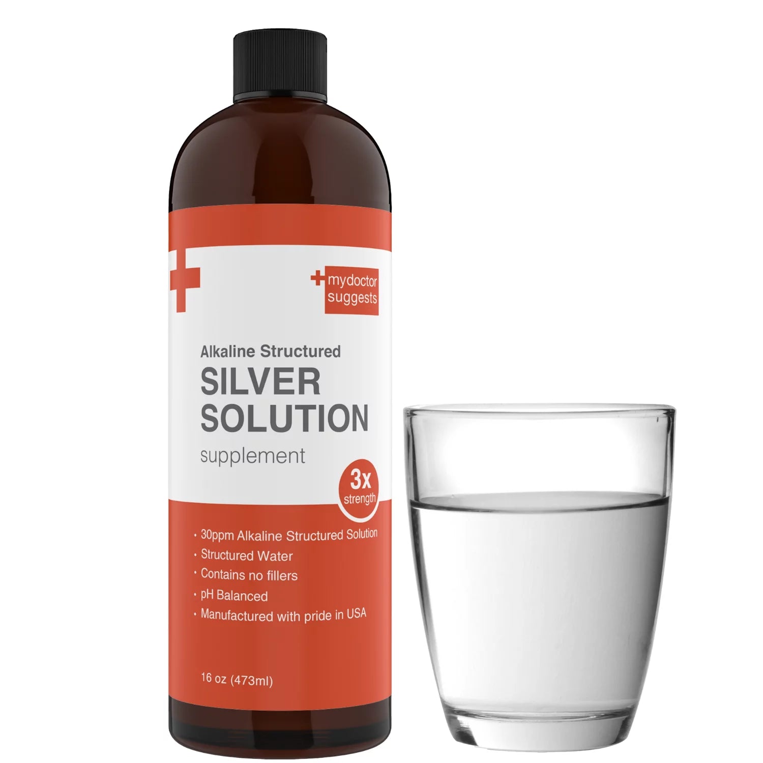 16 oz 30ppm Colloidal Silver Liquid Solution O373315