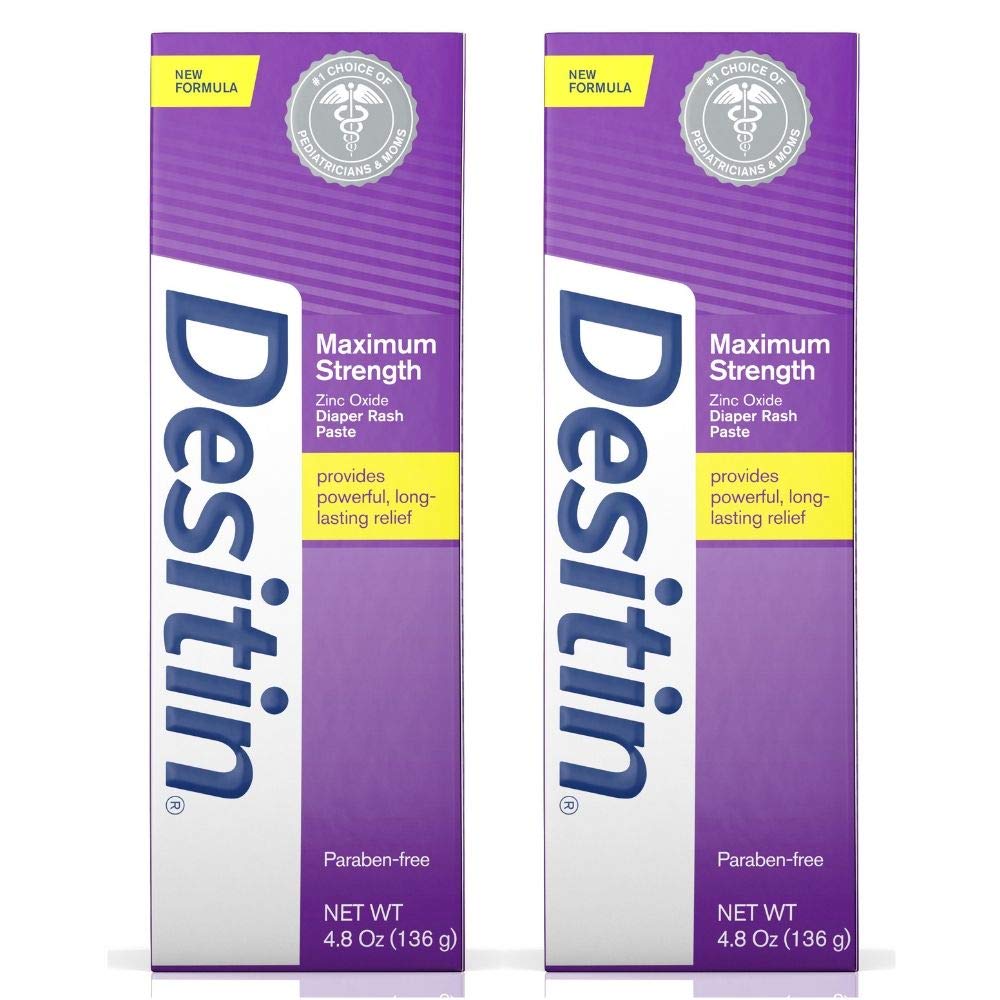 Baby Diaper Rash Cream with 40% Zinc Oxide (2 Pack) T9389