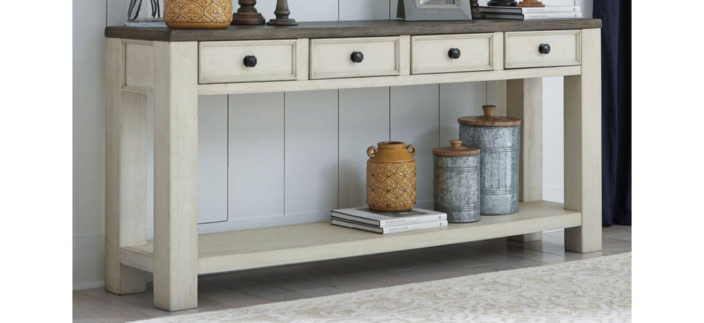 Brown/White Sofa Table E684683