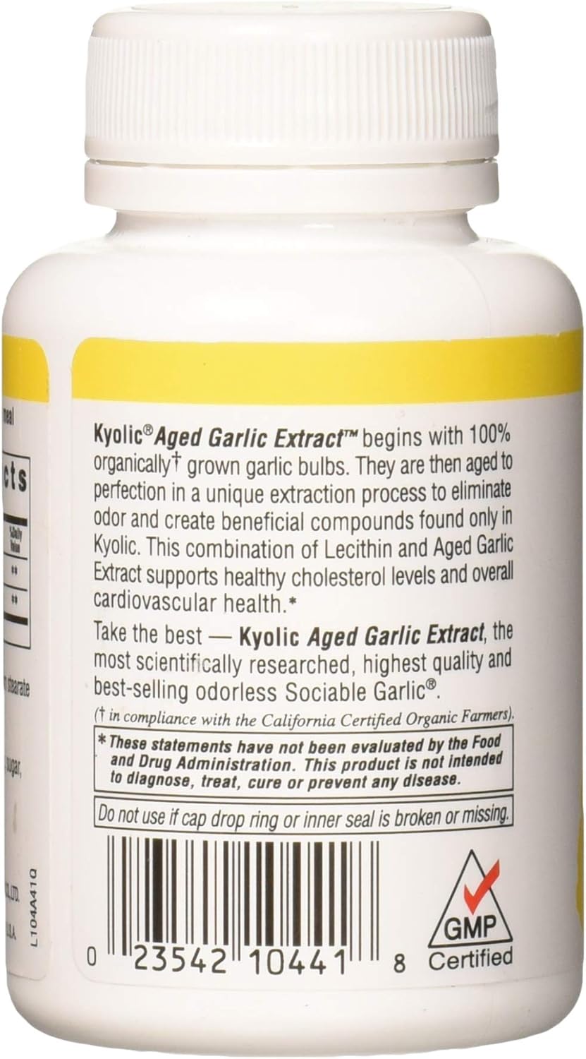 100 Capsules Aged Garlic Extract U108
