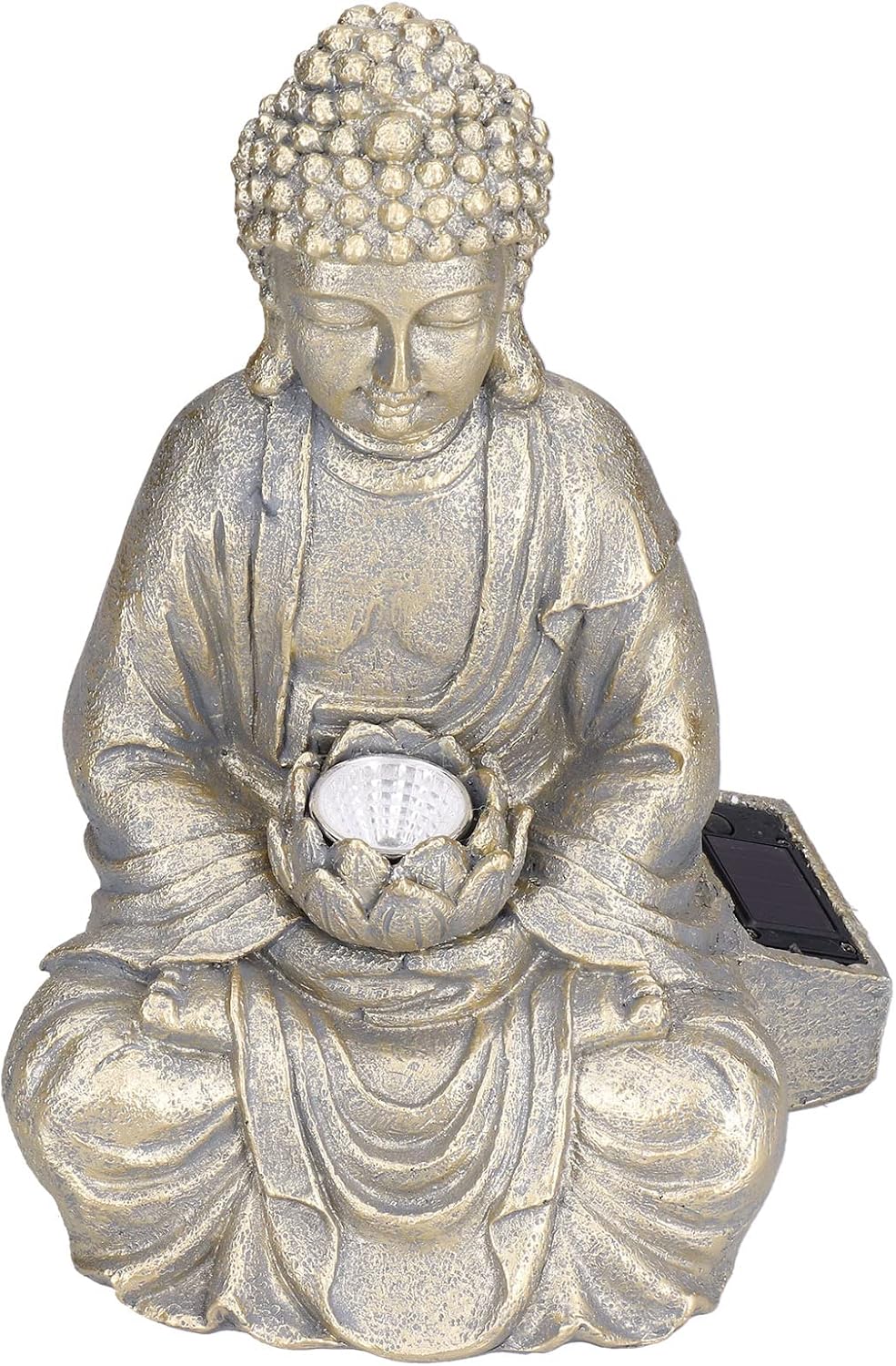 Solar Powered Buddha Garden Statue N28692