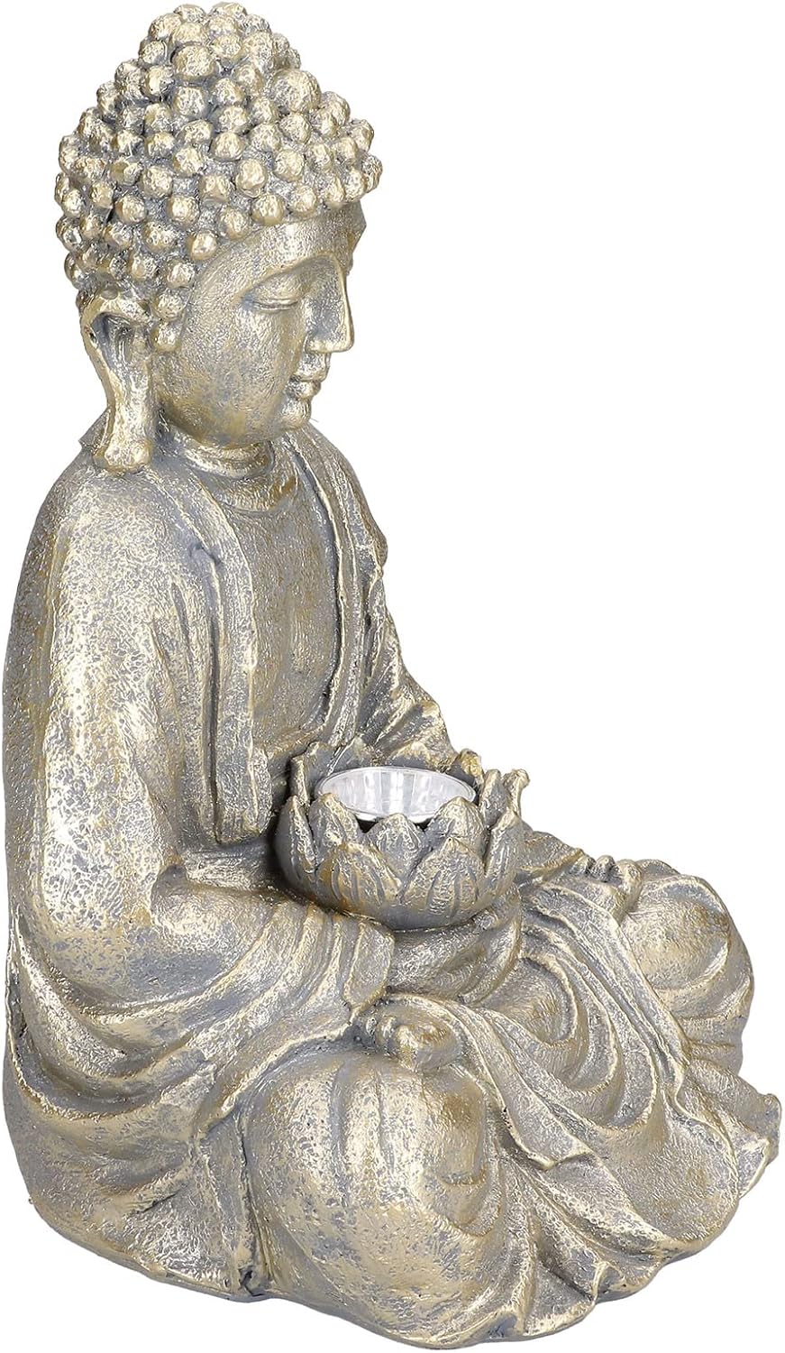Solar Powered Buddha Garden Statue N28692