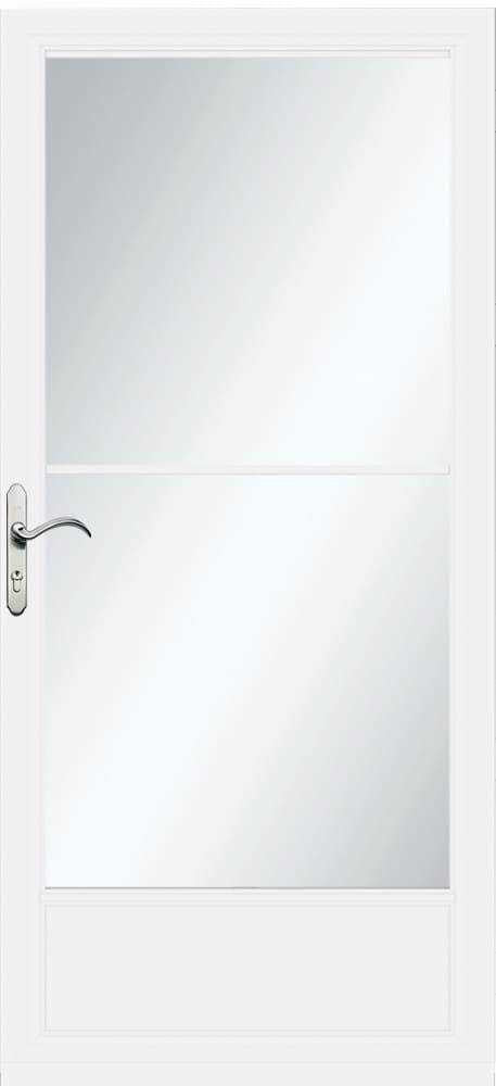 Satin Nickel Storm Door Handleset E95901