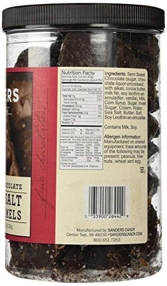 Dark Chocolate Sea Salt Caramels 36 ounces Y9385