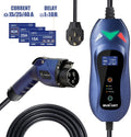 Portable Level 2 EV Charger, 240 Volt, 25ft Cable, 40 Amp Adjustable, NEMA 14-50P U9404