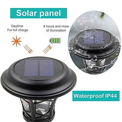 6 Pack Solar Powered Pathway Lights, Warm White X3059