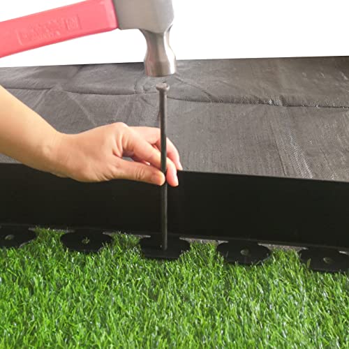 20FT Plastic No Dig Garden Edging with 25 Stakes B5217