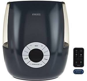 Grey Ultrasonic Warm & Cool Mist Humidifier with Remote A112