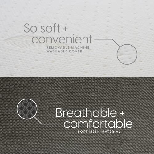 Cot Size Memory Foam Folding Mattress with Washable Cover Q132