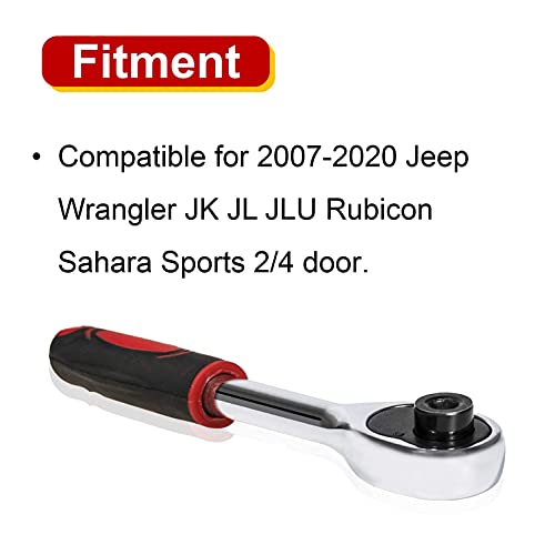 Red Torx Screw Removal Tool Kit for Jeep Wrangler I4662