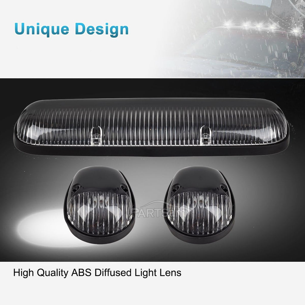 3PCS Cab Marker Lights with T10 LED Bulbs T257