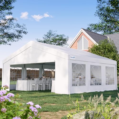 20x20 Heavy Duty Outdoor Canopy Tent with Storage Bags U64746