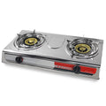 2 Burner Gas Propane Stove with Regulator and Hose G141821