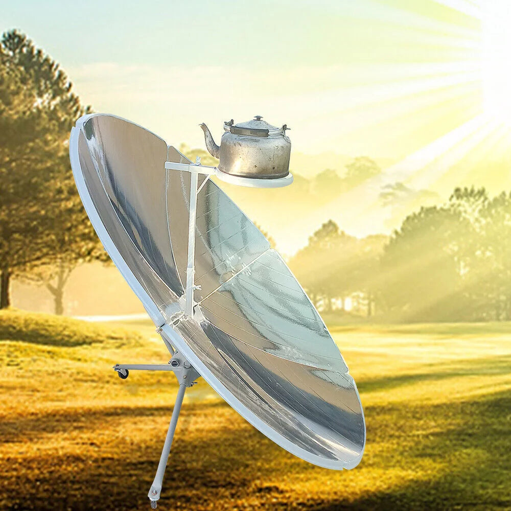 1800W Parabolic Solar Cooker Outdoor Camping Sun Oven C499
