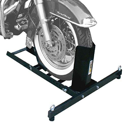 Adjustable Motorcycle Wheel Chock Stand Heavy Duty 1800lb Weight Capacity P101343