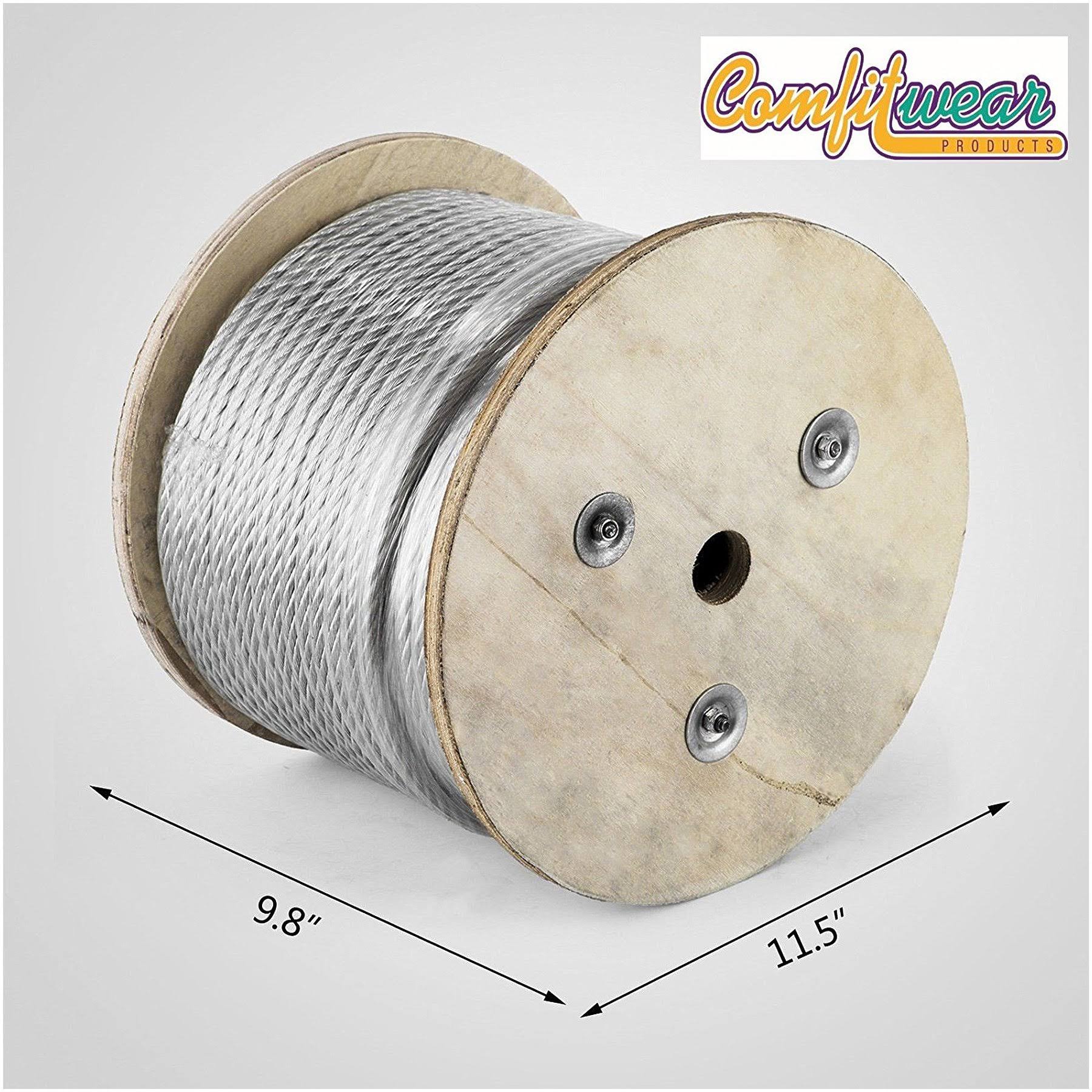 1/4 inch x 250 ft Galvanized Steel Aircraft Cable Wire M7776