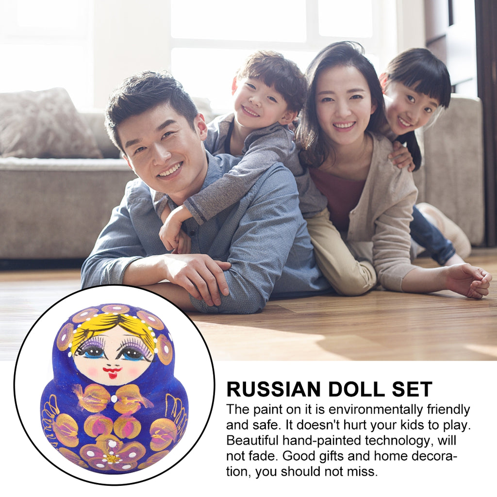 10Pcs Matryoshka Doll Nesting Doll Toy L3618