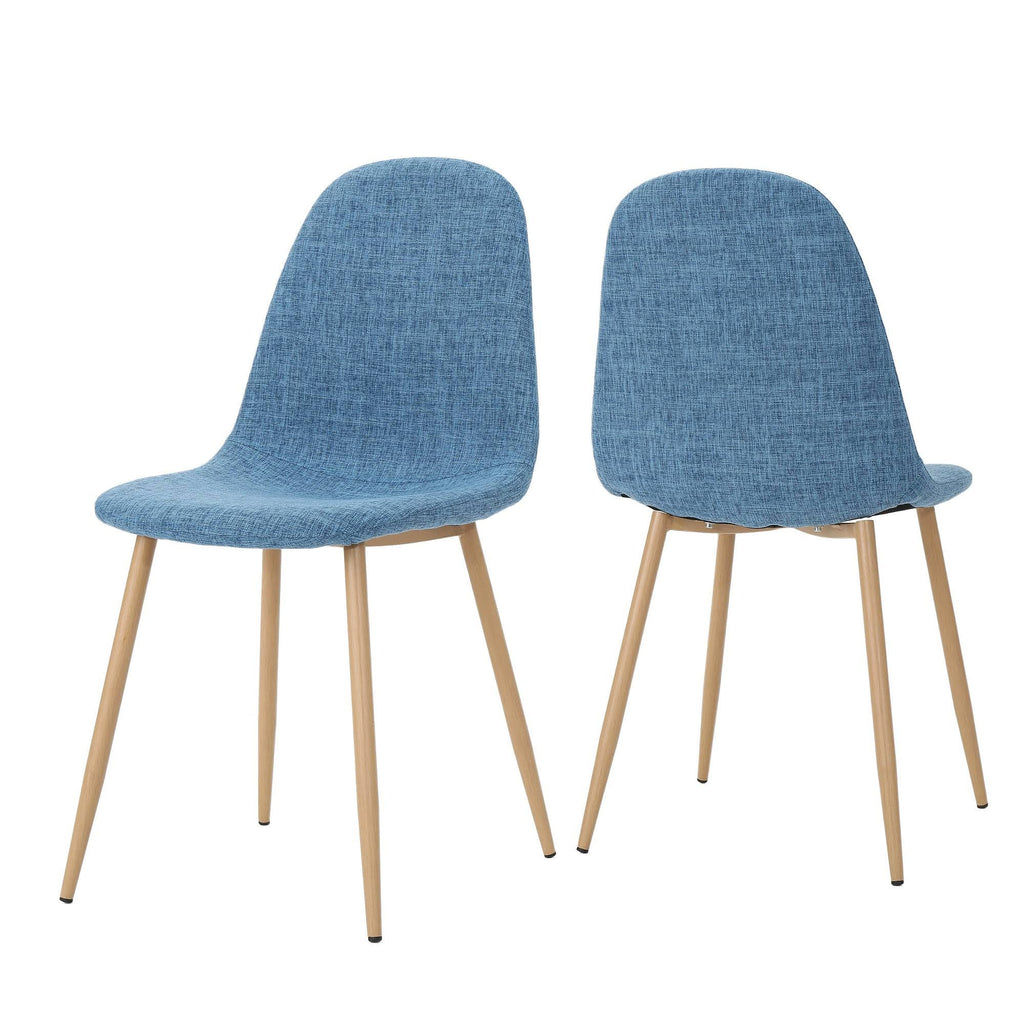 Blue Mid-Century Dining Chair C3883