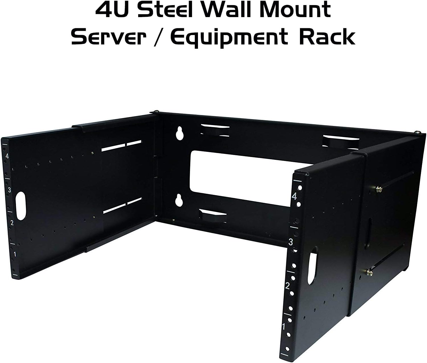2U Heavy Duty Steel Wall Mount Bracket Rack Pack of 2 Z8488