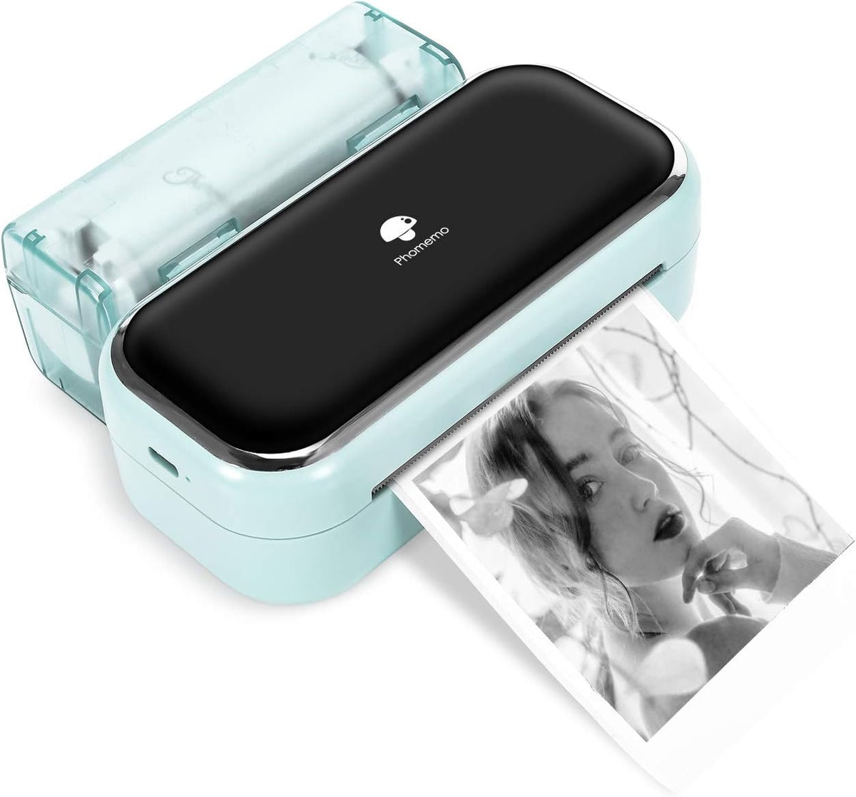 Purple Bluetooth Thermal Mini Printer for Smartphones H4159
