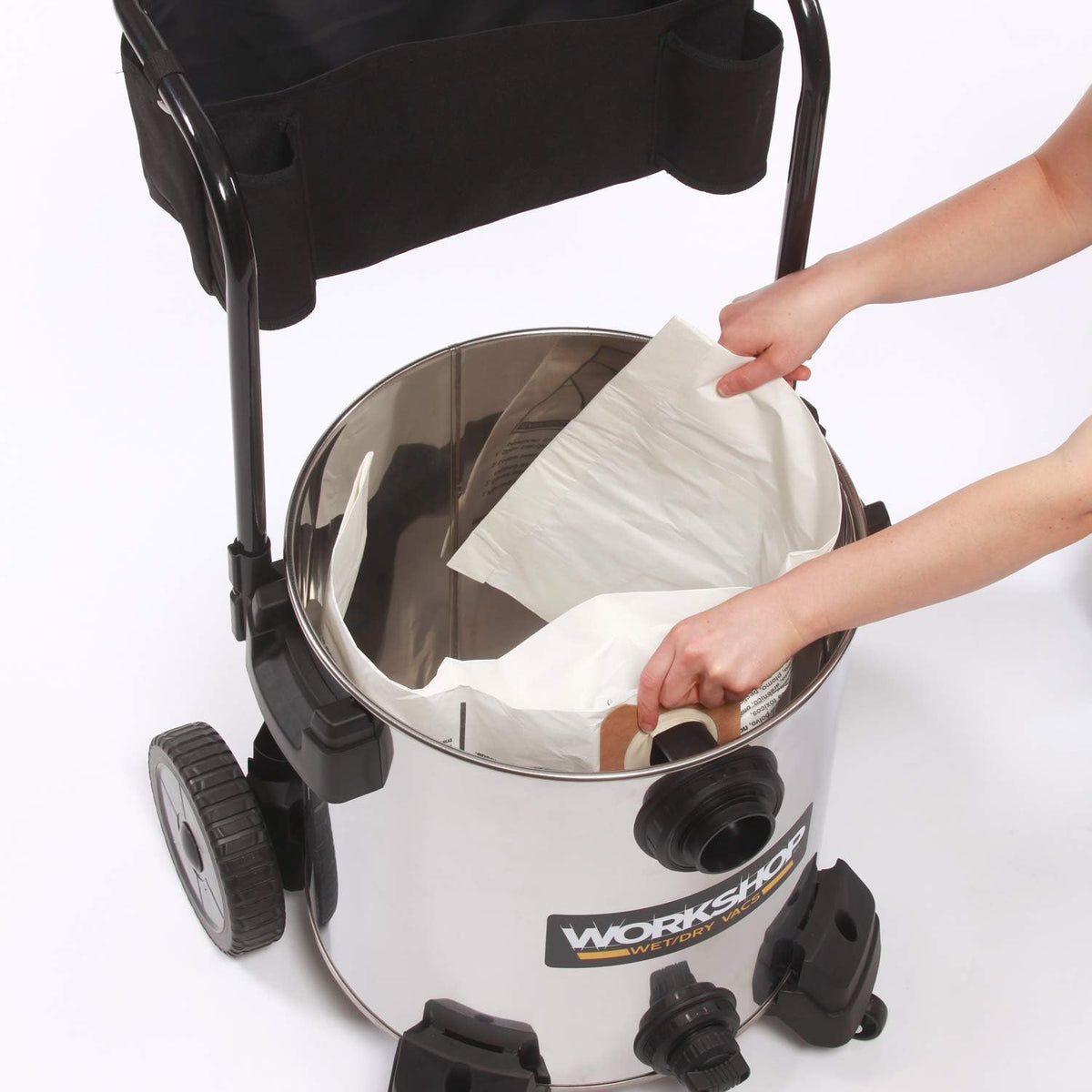 16-Gallon Stainless Steel Wet/Dry Vacuum Cleaner O21153