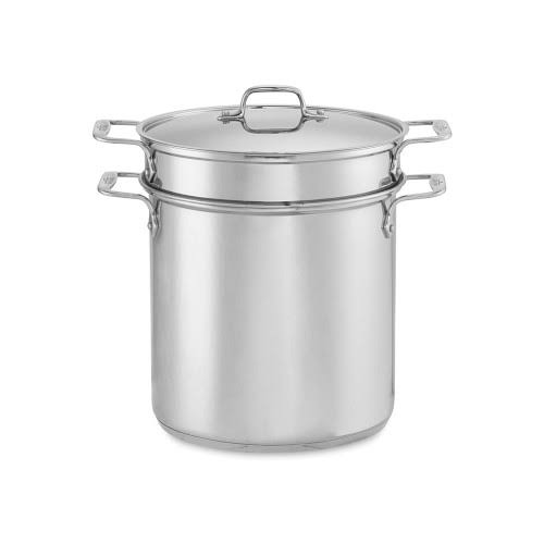 12 Qt. Stainless Steel Multicooker with Steamer Basket H2518