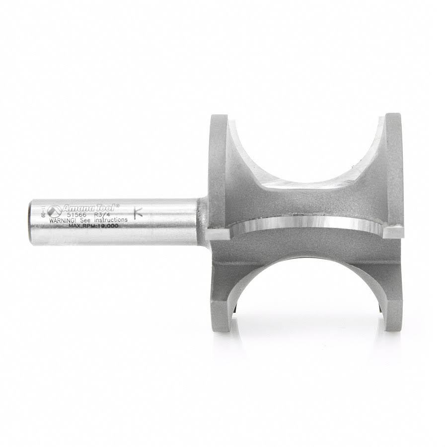 Carbide Tipped Bullnose 3/4 Radius x 2-3/8 Dia x 2 inch x 1/2 Shank O260694