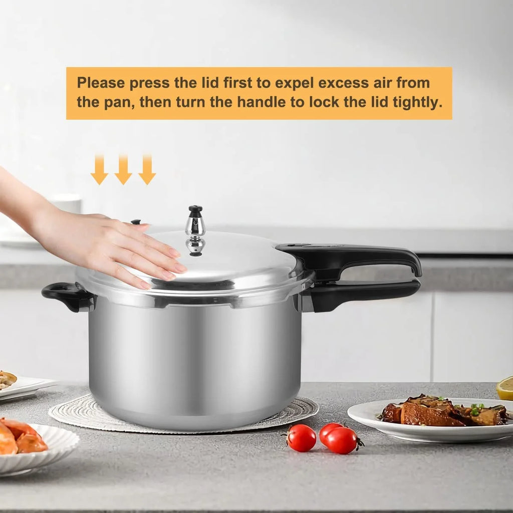 12 Quart Aluminum Pressure Cooker with Canning Rack O25512