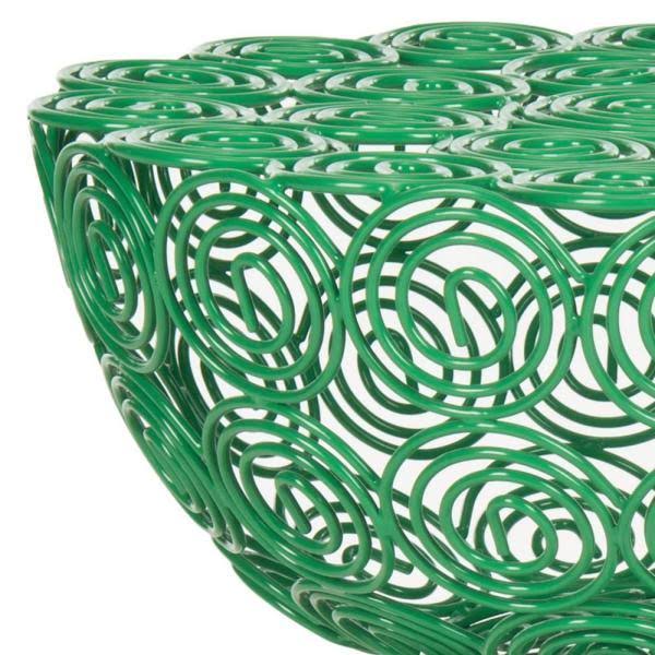 Green Iron Wire Stool I20431