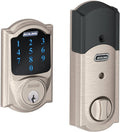 Camelot Touchscreen Deadbolt, Satin Nickel U72194