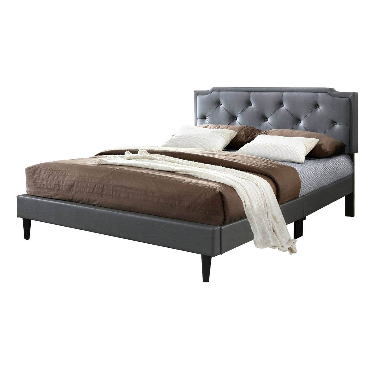 Gray Full Bed S37609