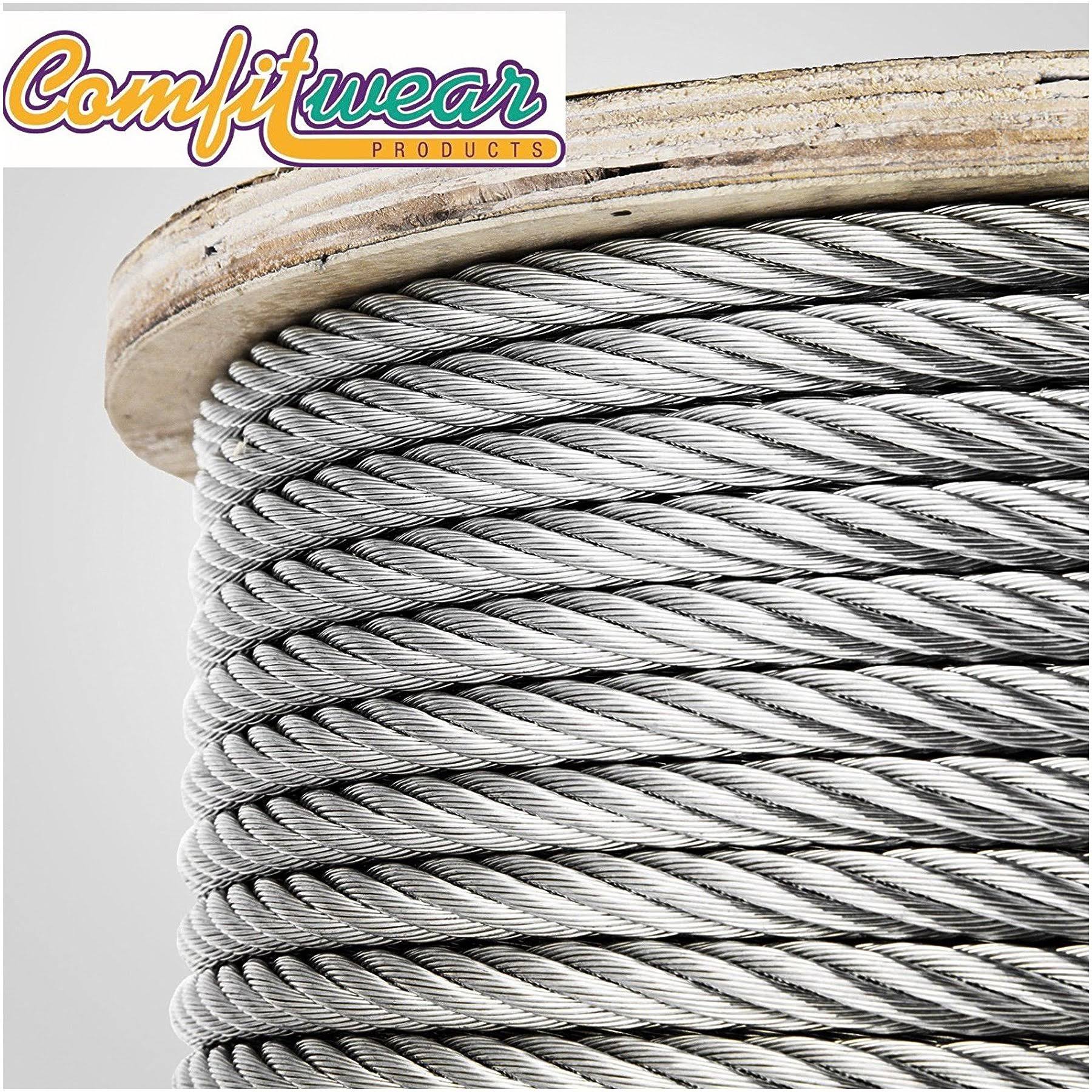 1/4 inch x 250 ft Galvanized Steel Aircraft Cable Wire M7776
