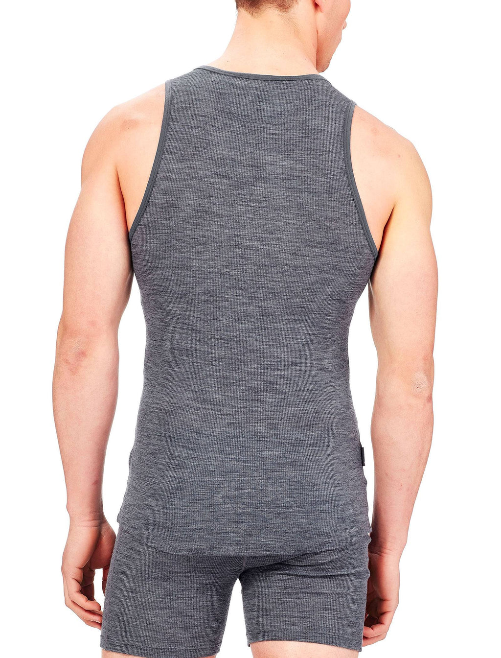 Men's Anatomica Rib Tank Gritstone Heather Z150