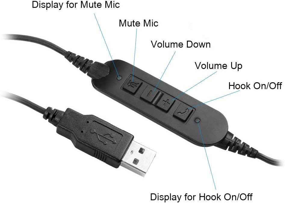 Binaural USB Computer Headset with Microphone U6084