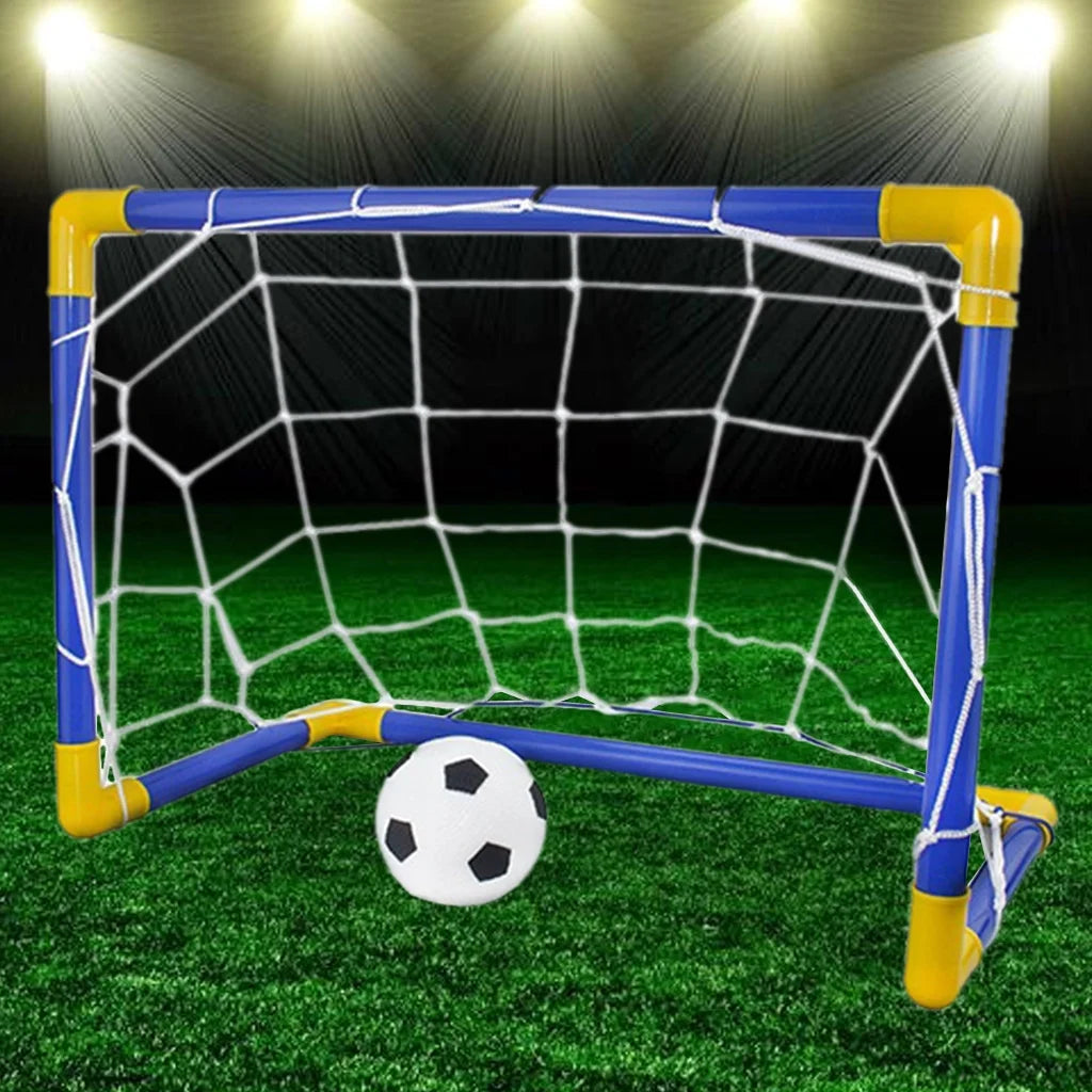 Mini Soccer Goal Set with Inflatable Play Ball X272701