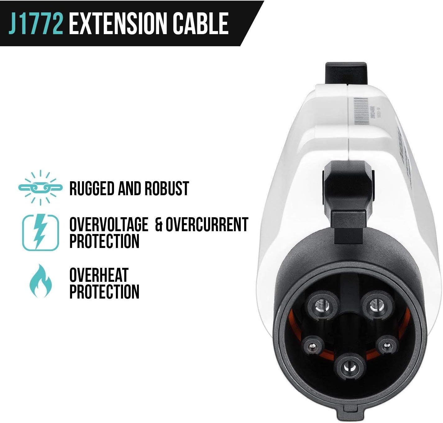 J1772 Extension Cable 40ft/12m for EV Chargers O519
