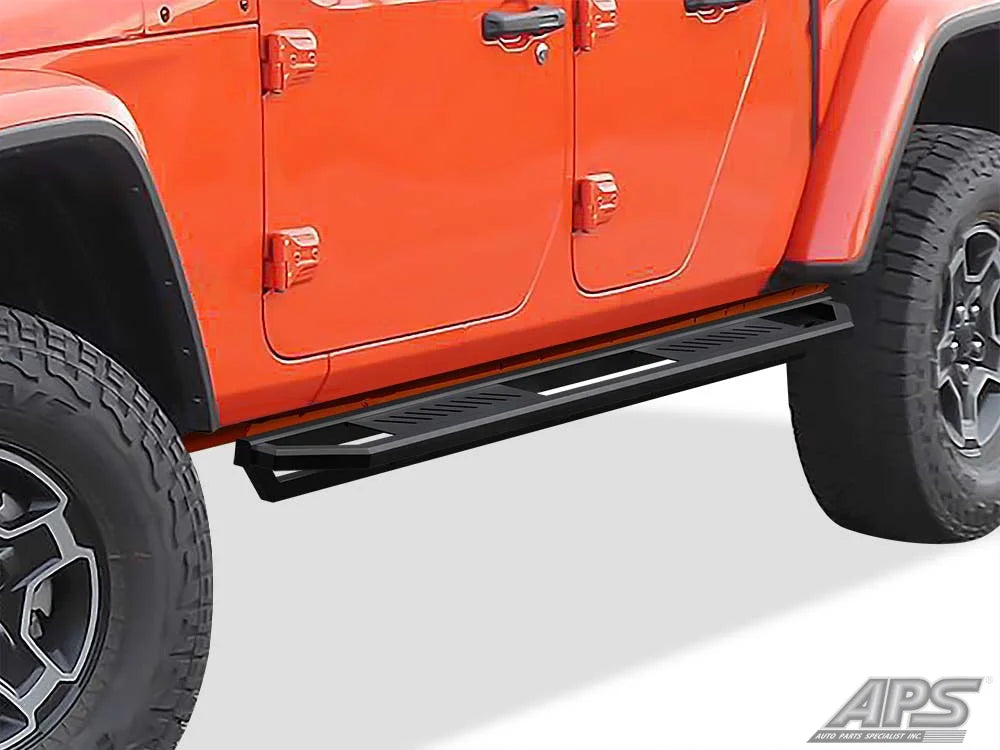Black Aluminum Running Boards Side Steps A8160