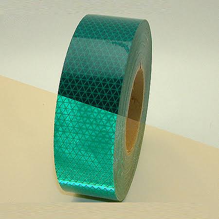 2 in. x 50 yds. Green Reflective Conspicuity Tape U4422