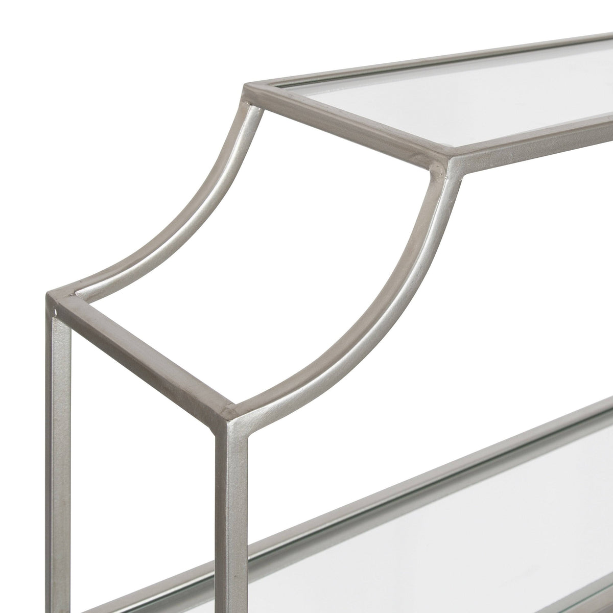 4-Tier Wall Shelf - Silver N80112